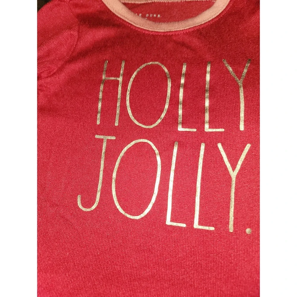 Rae‎ dunn holly jolly holiday Christmas tree pajamas size 4t